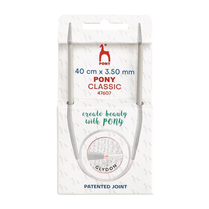 Pony Classic Fixed Circular Knitting Needles 3.50mm 40cm 47607