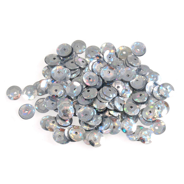 Trimits Sequins Cup 6mm Holographic Silver - TE0002
