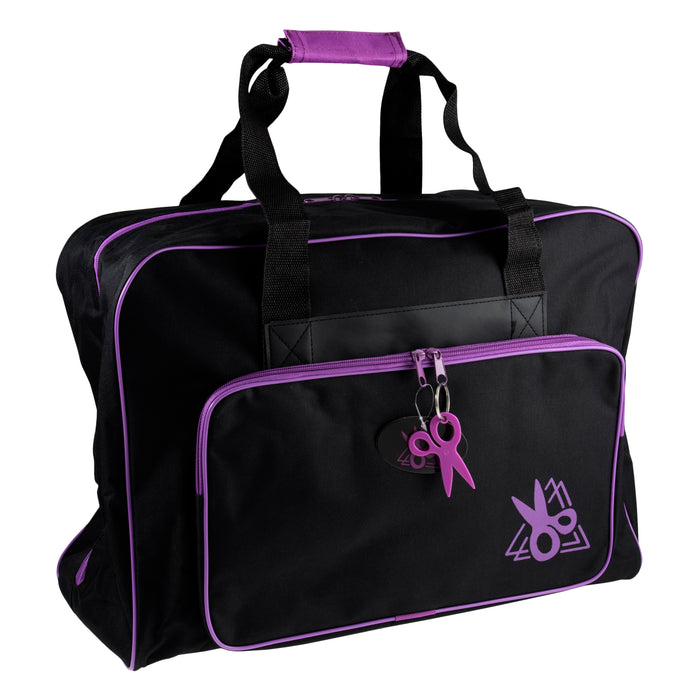 Sewing Machine Bag Black and Purple MR4660 PURP