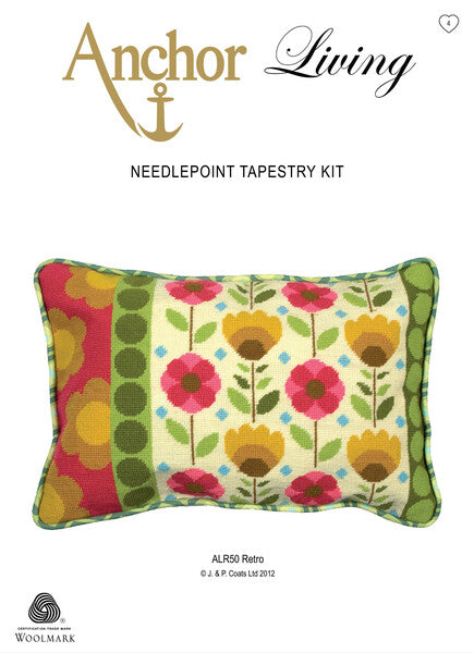 Anchor Tapestry Kit Cushion Living Retro - ALR50