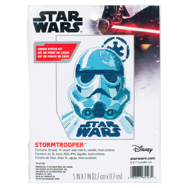 Dimensions Counted Cross Stitch Kit - Star Wars Stormtrooper - 70-65193