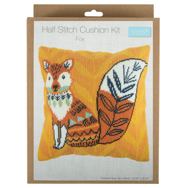 Trimits Half Stitch Cushion Kit Fox - GCS80