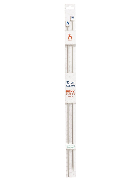 Pony Classic Single-Ended Knitting Needles 3.25mm 35cm P33606