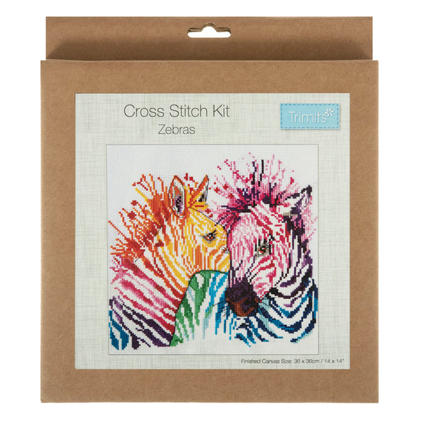Trimits Cross Stitch Kit Zebra - GCS121