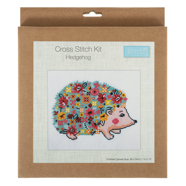 Trimits Cross Stitch Kit Hedgehog - GCS120
