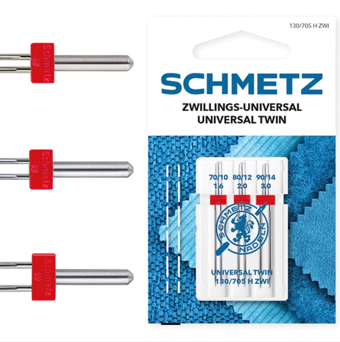 Schmetz Sewing Machine Needles Universal Twin Assorted