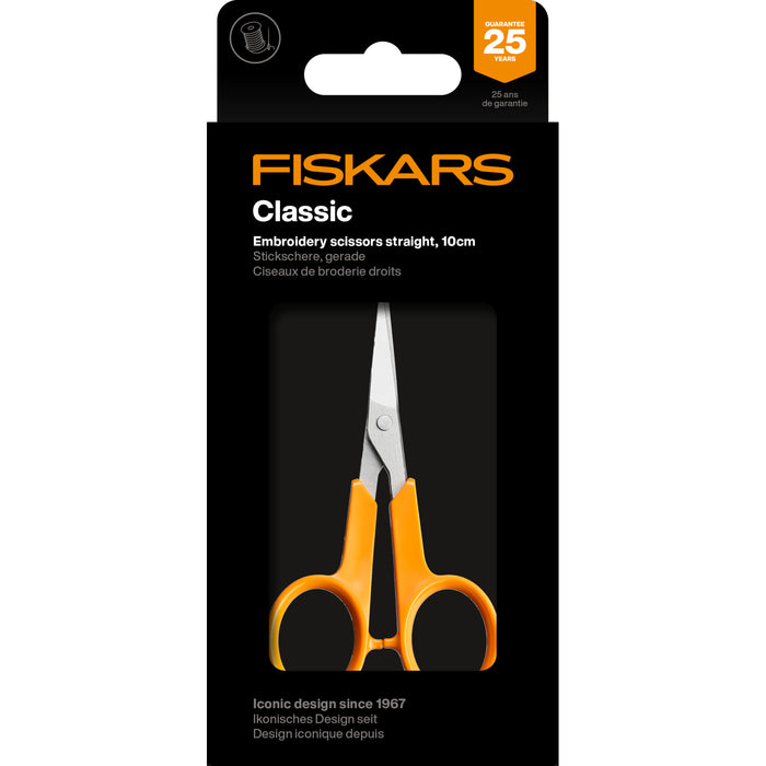 Fiskars Classic Embroidery Scissors 10cm/4in