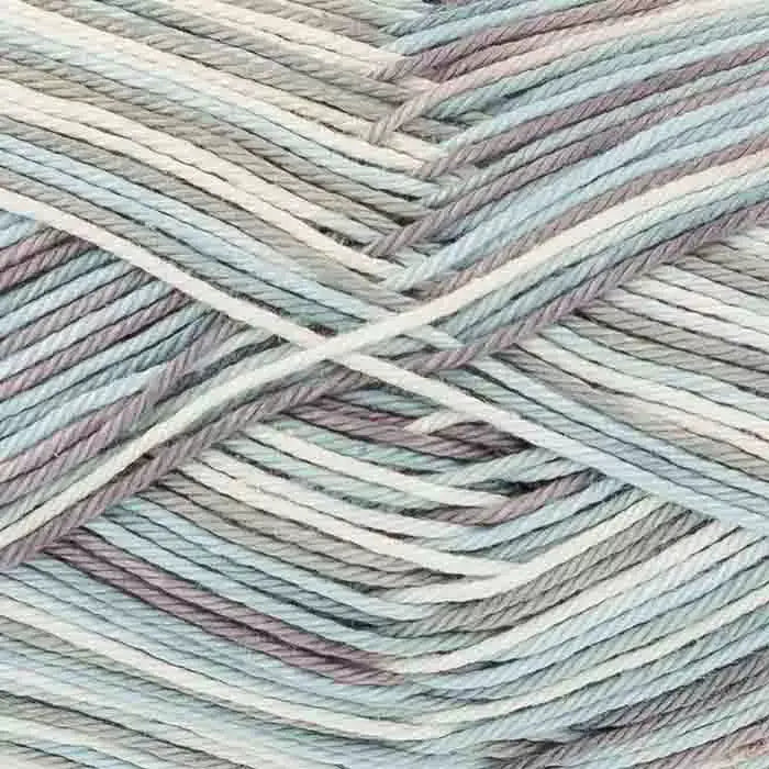 King Cole Giza Cotton Sorbet 4 Ply Yarn 50g - Silver Grey 2481BoS/MhD (Discontinued)