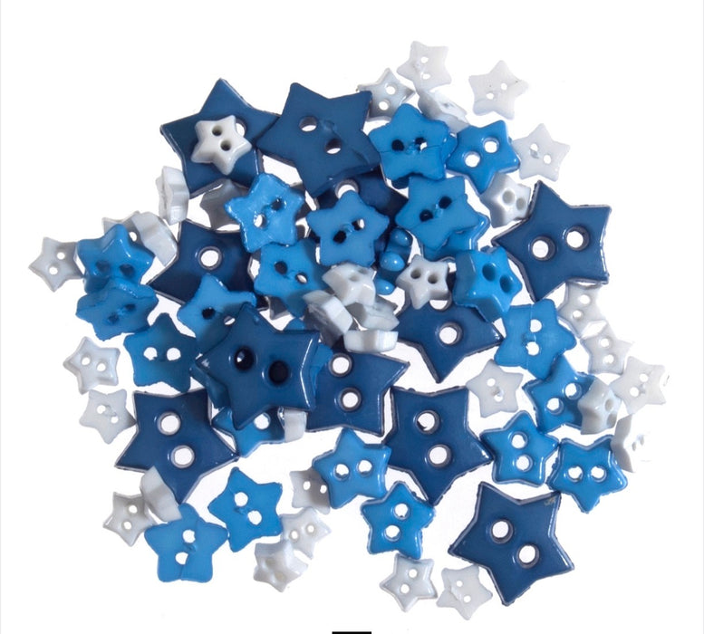 Trimits Mini Buttons Blue Star 2.5 Grams B6167\15