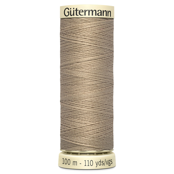 Gutermann Sew-All Thread 100m - All Shades of Beige, Black, Brown, Cream, Grey & White