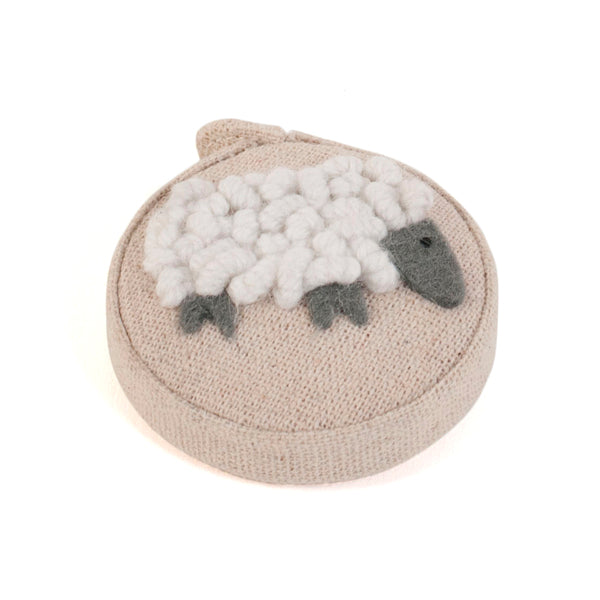 Hobby Gift Tape Measure Embroidered Sheep - TK23E/625