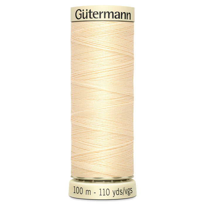Gutermann Sew-All Thread 100m - All Shades of Beige, Black, Brown, Cream, Grey & White