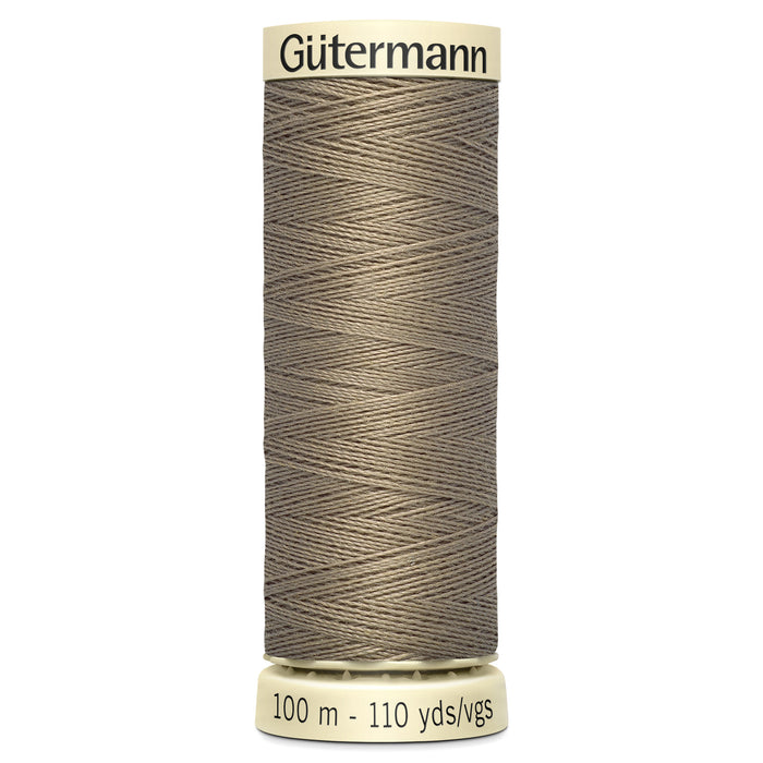 Gutermann Sew-All Thread 100m - All Shades of Beige, Black, Brown, Cream, Grey & White