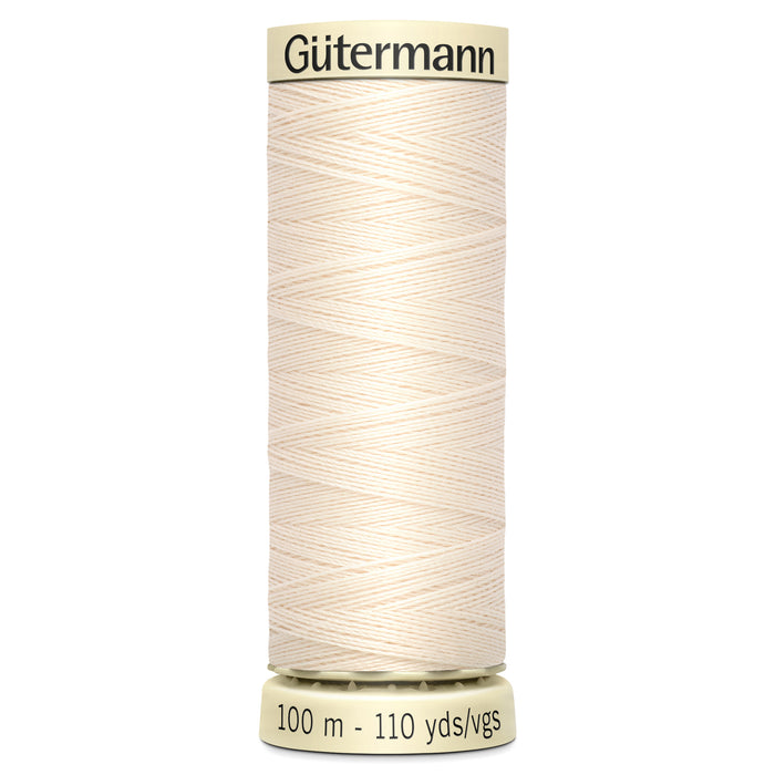 Gutermann Sew-All Thread 100m - All Shades of Beige, Black, Brown, Cream, Grey & White