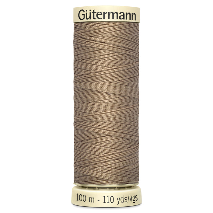 Gutermann Sew-All Thread 100m - All Shades of Beige, Black, Brown, Cream, Grey & White