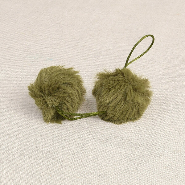 Stephanoise Faux Fur Pom Pom M8909U040 - Various Colours