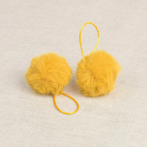 Stephanoise Faux Fur Pom Pom M8909U040 - Various Colours