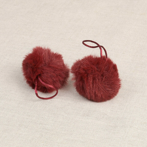 Stephanoise Faux Fur Pom Pom M8909U040 - Various Colours