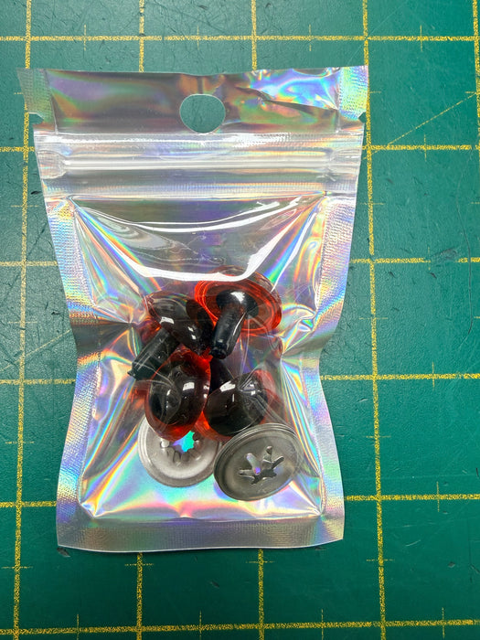 Toy Eyes 18mm Amber 2 Pairs