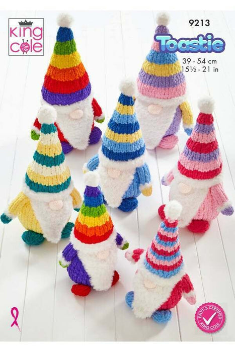 Knitting Pattern Gonks in King Cole Toastie 9213