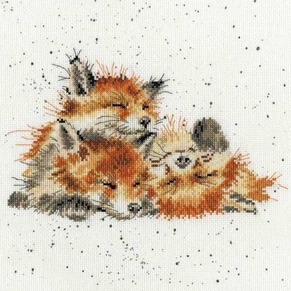 Bothy Threads Wrendale Designs Cross Stitch Kit Afternoon Nap - XHD45