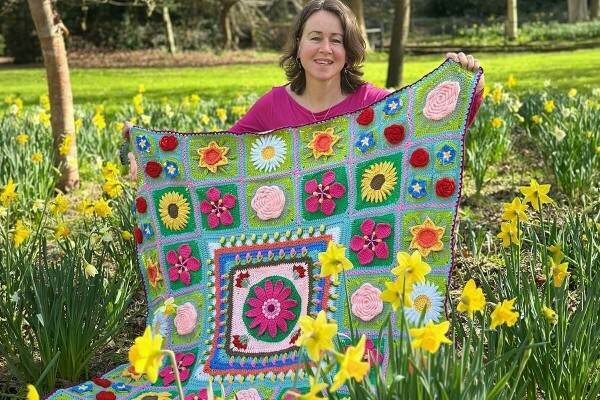 King Cole CAL Say It With Flowers (Cottonsoft DK Pack) By Eleanora Tully of Coastal Crochet