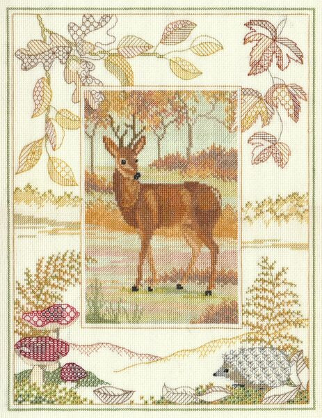 Bothy Threads Cross Stitch Kit Wildlife: Deer - WIL2