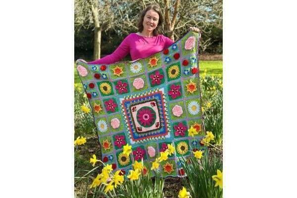 King Cole CAL Say It With Flowers (Big Value DK & Big Value Baby DK Pack) By Eleanora Tully of Coastal Crochet
