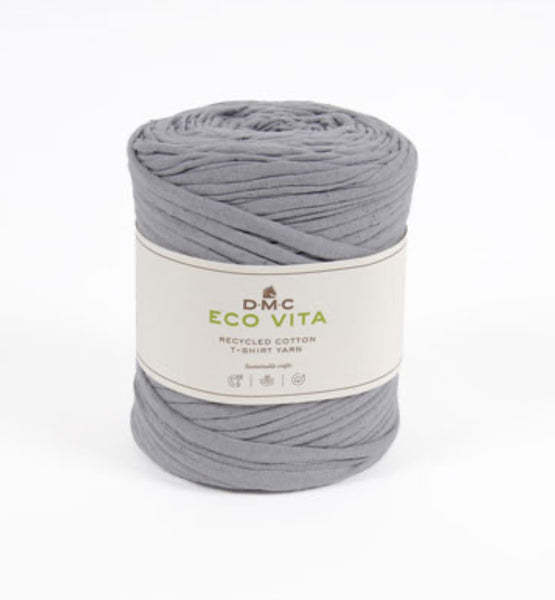 DMC Eco Vita Recycled Cotton T-Shirt Yarn 450g - Grey