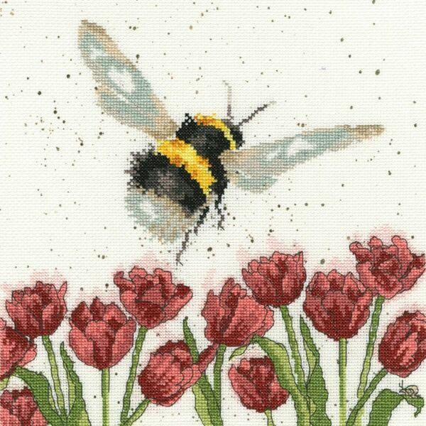 Bothy Threads Cross Stitch Kit Flight Of The Bumble Bee - XHD41