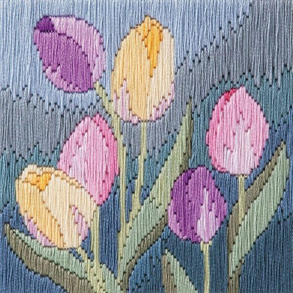 Bothy Threads Long Stitch Kit Silken Tulips - SLS13