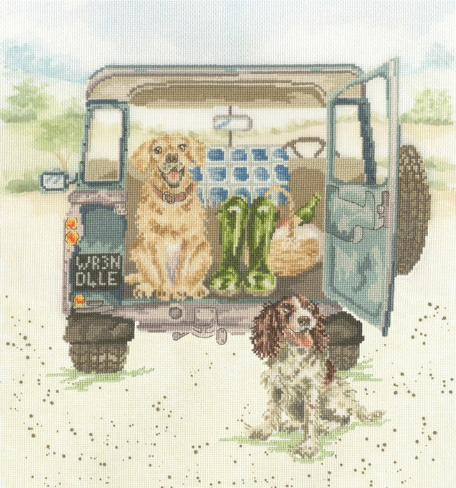 Bothy Threads Cross Stitch Kit Wrendale Designs Paws For A Picnic - XHD126