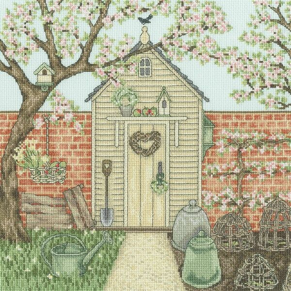 Bothy Threads Cross Stitch Kit A Country Estate: Potting Shed - XSS19