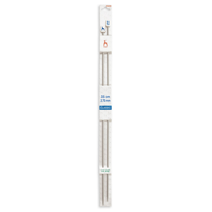 Pony Classic Single-Ended Knitting Needles 2.75mm 35cm - P33604