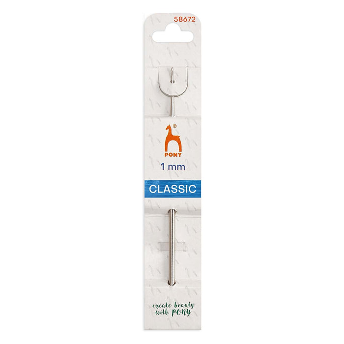 Pony Crochet Hook 1.00mm 12cm P58672