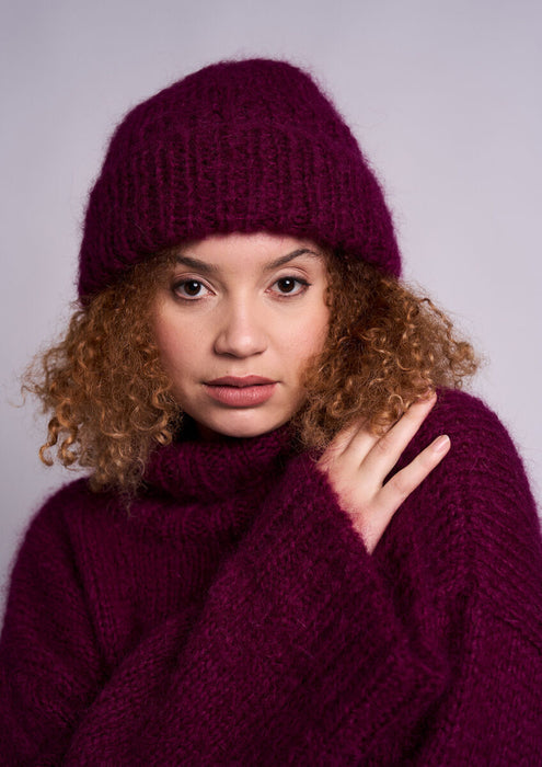 MODE At Rowan Como Beanie & Scarf in Mohair Soft MIP95