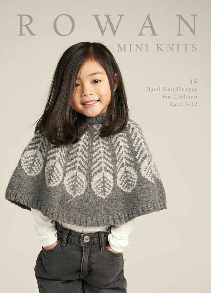 Rowan Mini Knits Book 15 hand Knit Designs For Children Aged 3-12