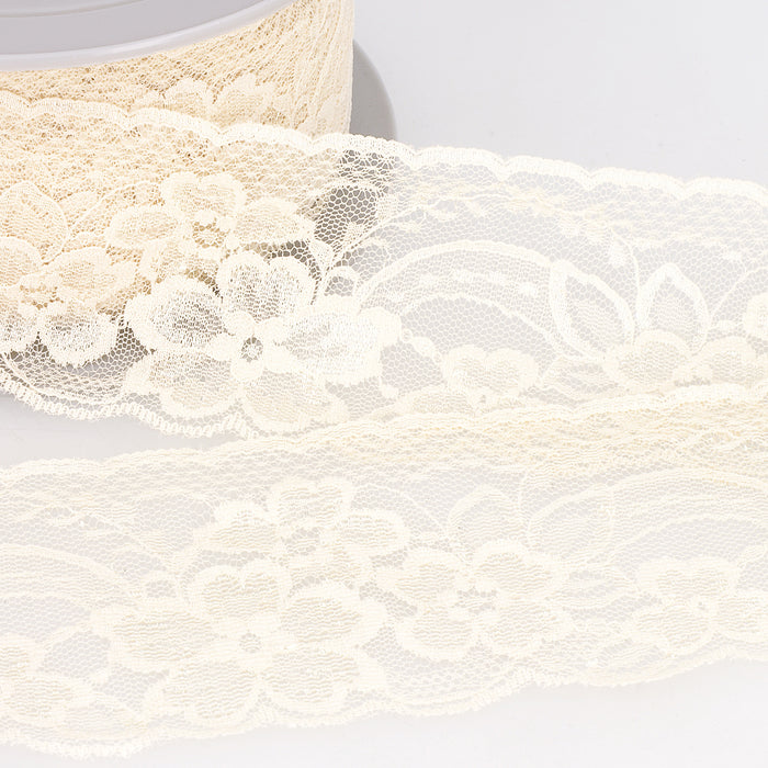 Stephanoise Lace Trimming Rachel 75mm x 1 Metre - S04125B000