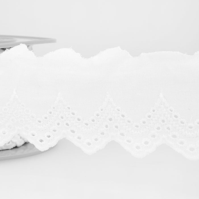 Stephanoise Trim Eyelet Lace 49mm x 1m - S05289B000