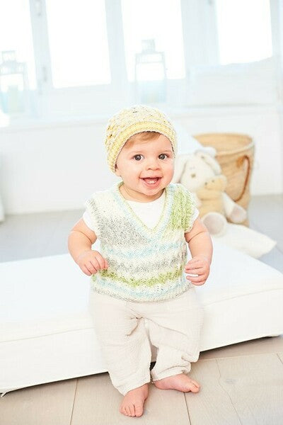 Knitting Pattern Sweater, Tank Top & Hat in Stylecraft Bambino DK & Bambino Prints DK - 10063