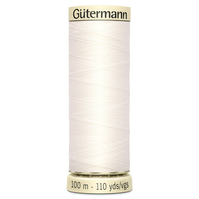 Gutermann Sew-All Thread 100m - Beige, Black, Brown, Cream, Grey & White