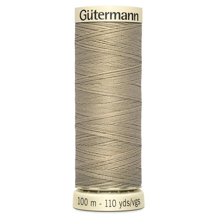 Gutermann Sew-All Thread 100m - Beige, Black, Brown, Cream, Grey & White