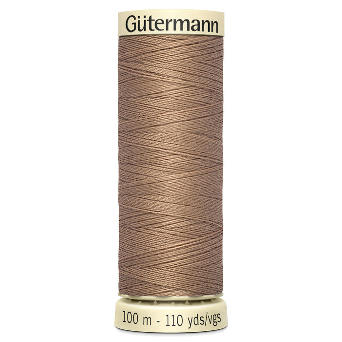 Gutermann Sew-All Thread 100m - Beige, Black, Brown, Cream, Grey & White