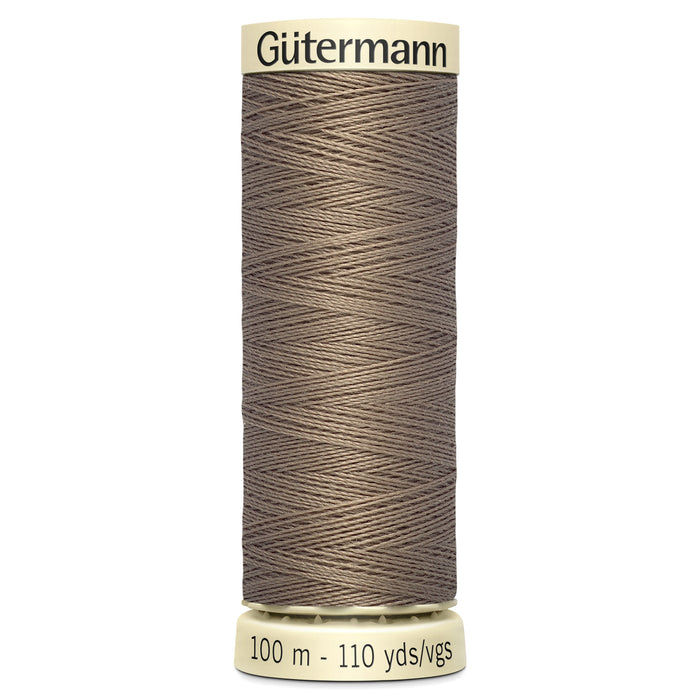 Gutermann Sew-All Thread 100m - Beige, Black, Brown, Cream, Grey & White