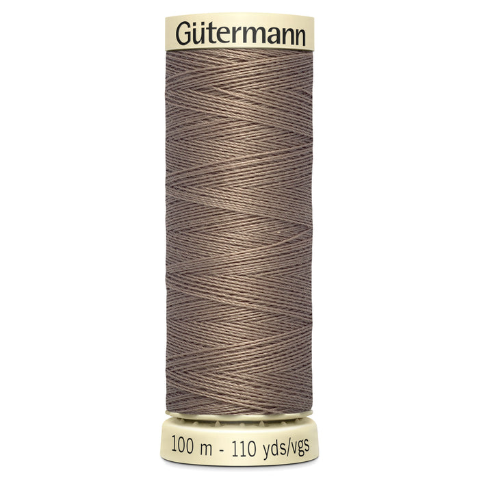 Gutermann Sew-All Thread 100m - Beige, Black, Brown, Cream, Grey & White