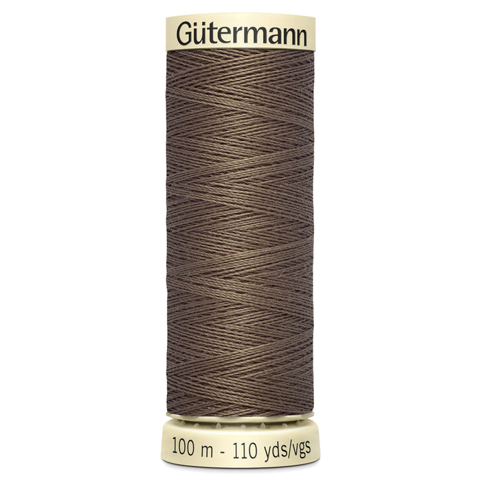 Gutermann Sew-All Thread 100m - Beige, Black, Brown, Cream, Grey & White