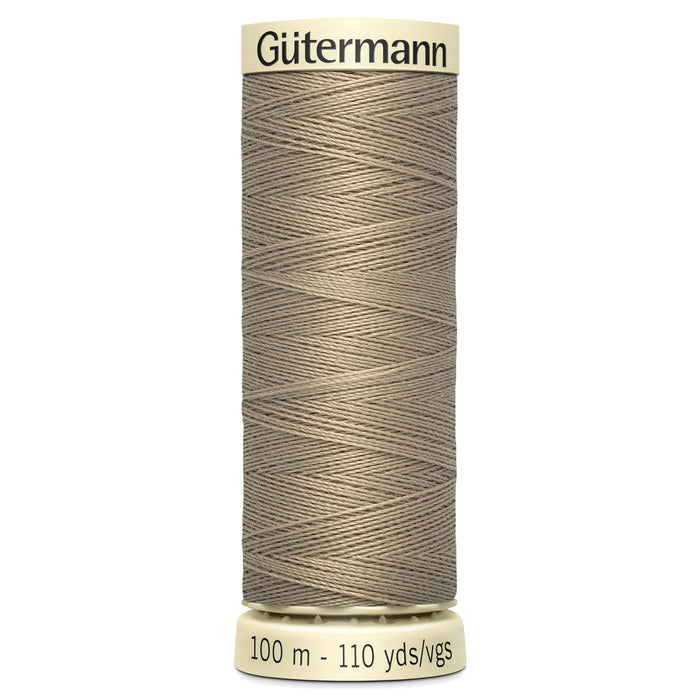 Gutermann Sew-All Thread 100m - Beige, Black, Brown, Cream, Grey & White