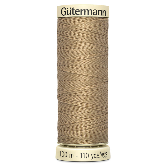 Gutermann Sew-All Thread 100m - Beige, Black, Brown, Cream, Grey & White