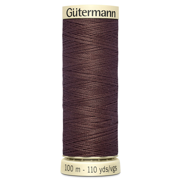 Gutermann Sew-All Thread 100m - Beige, Black, Brown, Cream, Grey & White