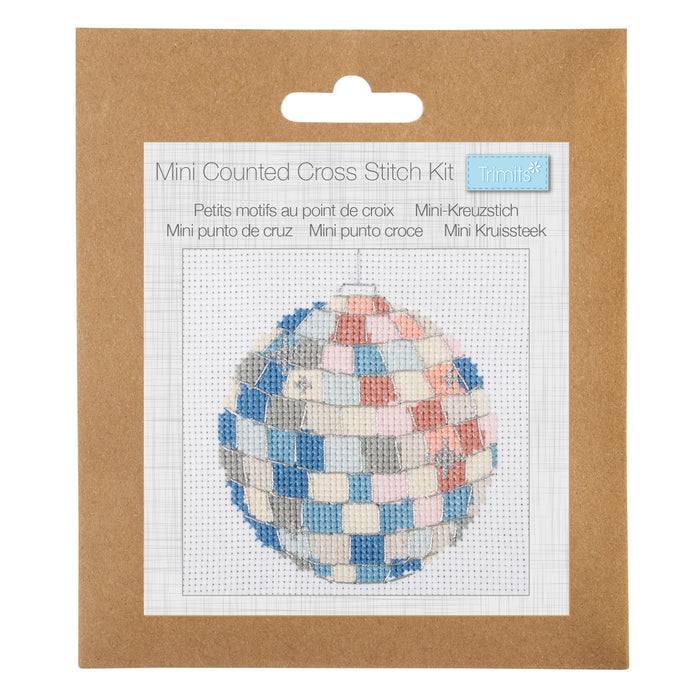 Trimits Mini Cross Stitch Kit Glitterball GCS208